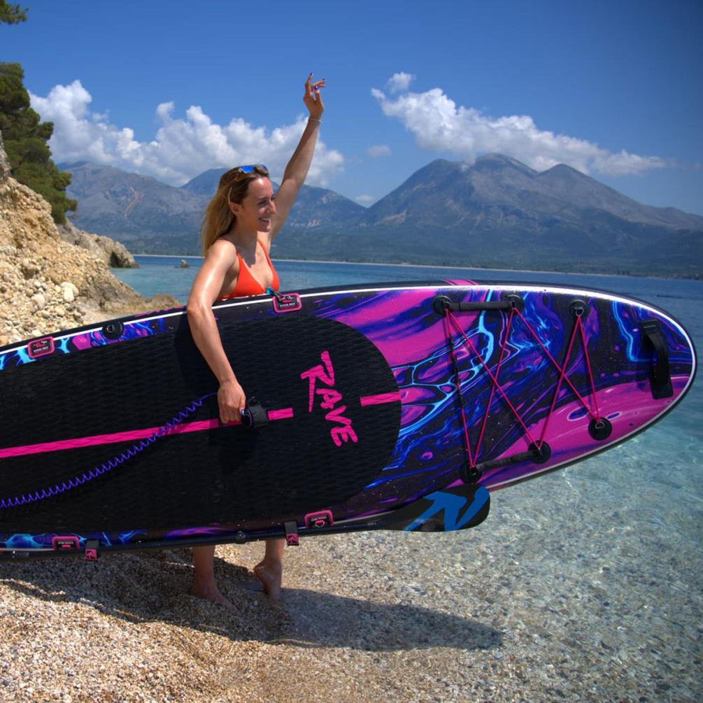 Tidal Rave ACRYLIC Inflatable Paddle Board 10’ 6